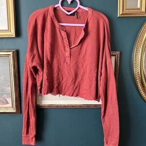 Urban thermal crop long sleeve